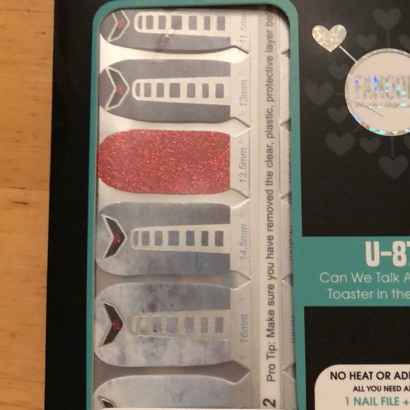 Espionage Cosmetics Nail Wrap U-87 - Picture 3 of 3